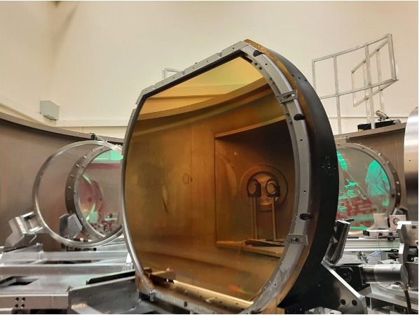 Diffraction grating used for laser pulse compression in Vulcan laser system