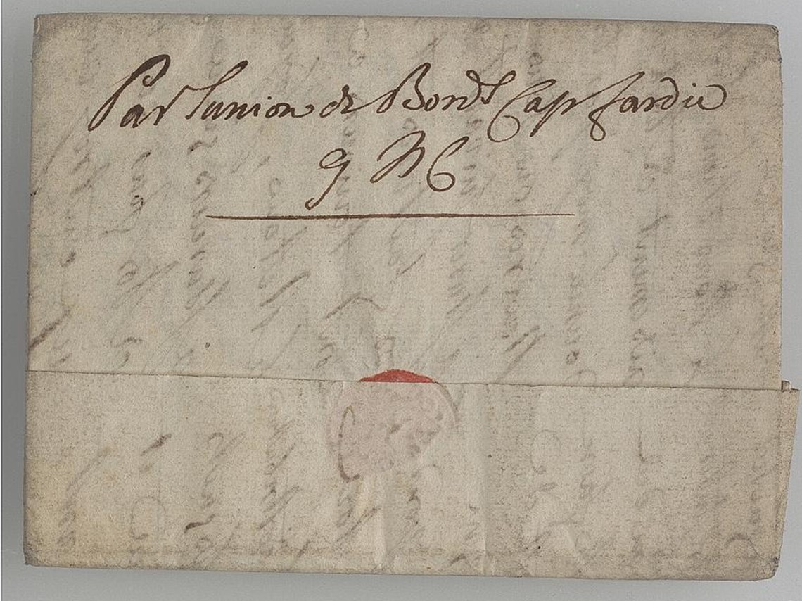 The letter that could be read, unopened, using Spatially Offset Raman Spectroscopy (SORS)