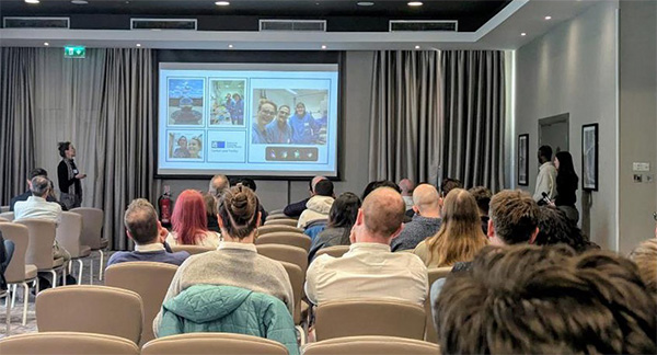 Audience watching presentation